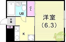 メインステージ芦屋川 3階