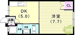 岡本梅林住宅6号棟 2階/-