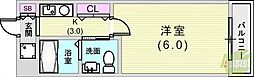 ラディウス森南 2階