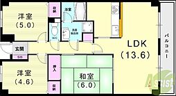 ボシュケ篠原 1階/-