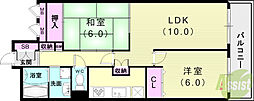 マルカール森南 2LDKの間取図画像