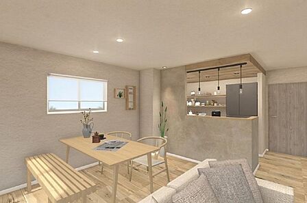 【LDK】リフォームプラン例。工事費用別途1300万円要。※イメージパースです。