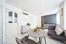 リビング/ダイニング：17.5畳のリビング
