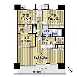間取図画像 3LDK