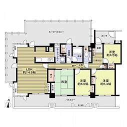 ダイアパレス瑞穂 4LDKの間取図画像