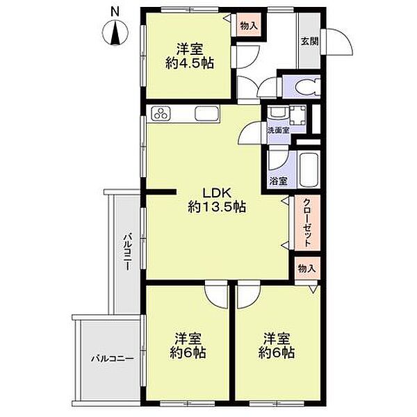 間取りを拡大表示