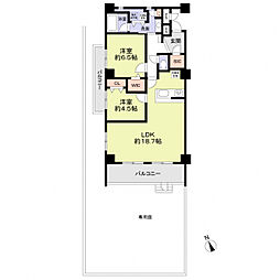 シーアイマンション千種S棟 2LDKの間取図画像