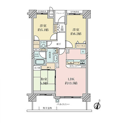 間取り プレサンス神戸和田岬ステーションフロント 4階/-