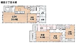 鶴田二丁目新築戸建4号棟 8期