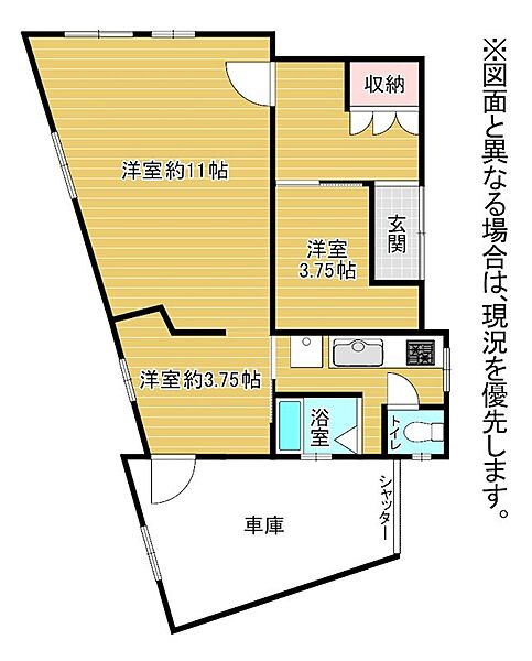 間取りを拡大表示
