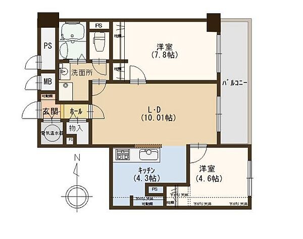 間取りを拡大表示