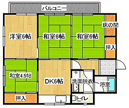 間取図画像 4DK