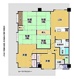 間取図画像 6LDK