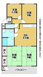 間取図画像 4DK