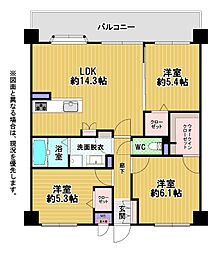 間取図画像 3LDK