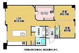 間取図画像 2SLDK