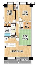 間取図画像 3LDK
