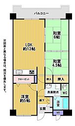 間取図画像 3LDK