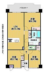 間取図画像 2SLDK