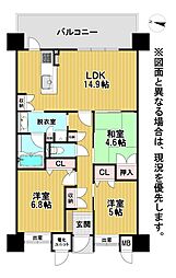間取図画像 3LDK