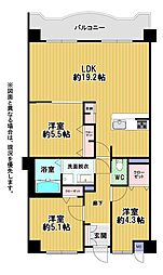 間取図画像 3LDK
