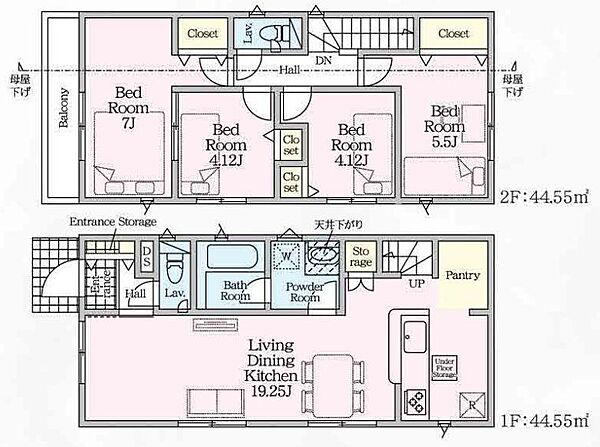 間取りを拡大表示