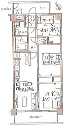 マイキャッスル宮前平パークヒルズ 2SLDKの間取図画像