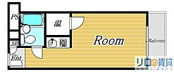 オリエント新大阪アーバンライフ ワンルームの間取図画像