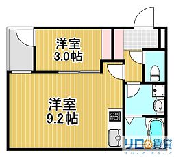 リブレメゾン豊里I 1LDKの間取図画像