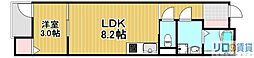 リブレメゾン豊里I 1LDKの間取図画像