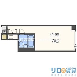 第2ニッケンマンション ワンルームの間取図画像