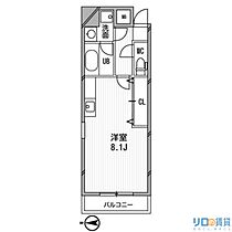 アーデン江坂II  ｜ 大阪府吹田市江の木町（賃貸マンション1R・8階・23.89㎡） その2