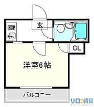 ヘブンズハイツ  ｜ 大阪府吹田市垂水町1丁目（賃貸マンション1K・2階・16.30㎡） その2