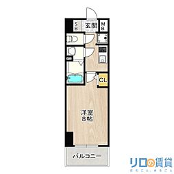 PHOENIX新大阪 10階1Kの間取り