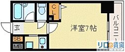 エスリード新大阪第5 1Kの間取図画像