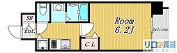 ララプレイス新大阪シエスタ 1Kの間取図画像