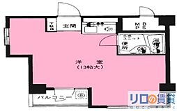 メゾン第3新大阪 ワンルームの間取図画像