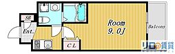 CASSIAJUSO 1Kの間取図画像