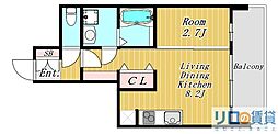 エル・セレーノ新大阪北 1LDKの間取図画像