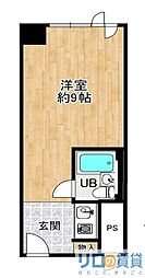 第2ニッケンマンション ワンルームの間取図画像