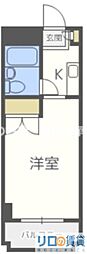 エクセレンス新大阪 1Kの間取図画像