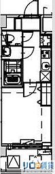 Alivis Shimo-Shinjo SoL TERRAC 1Kの間取図画像