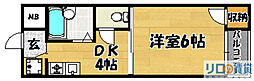 アピア・幸和 1DKの間取図画像