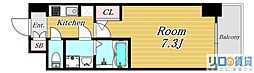 Sレジデンス新大阪ウエスト 1Kの間取図画像