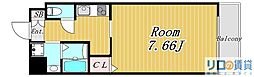プレッツァ新大阪 1Kの間取図画像
