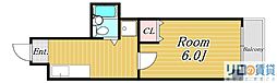 センチュリー新大阪 1DKの間取図画像