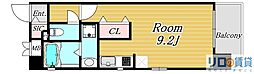 クレアート新大阪PanLoop 1Kの間取図画像
