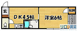 ボアミリッチ1 1DKの間取図画像