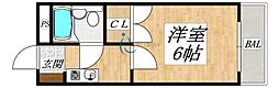 ミタカホーム8 1Kの間取図画像