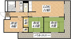 メゾン平野パートI 801 ｜ 大阪府大阪市平野区背戸口1丁目（賃貸マンション3LDK・8階・60.00㎡） その2